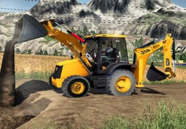 Backhoe Loader Jcb 3cx Ecoверсия 1.0.3 для Farming Simulator 2019 (v1.5.1.0)