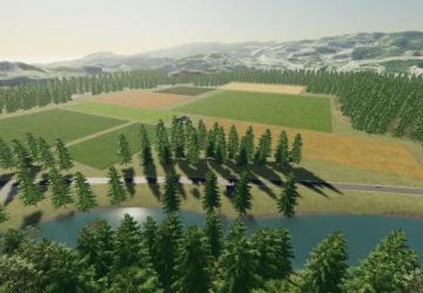 Карта «Piney Run»версия 3.0.0.2 для Farming Simulator 2022