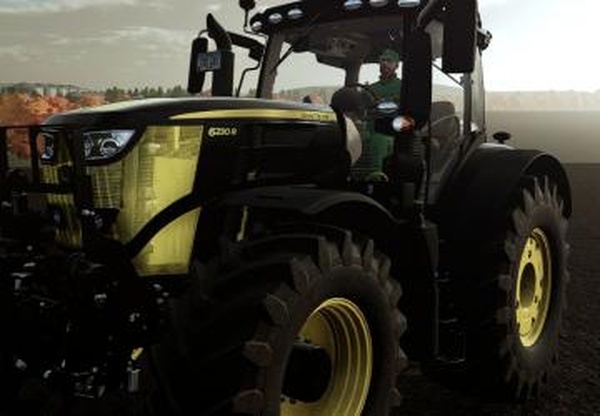 John Deere 6R Black Editionверсия 1.0.0.0 для Farming Simulator 2022