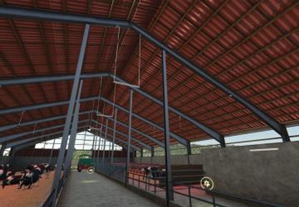 Modern cowshedверсия 1.0.0.0 для Farming Simulator 2025