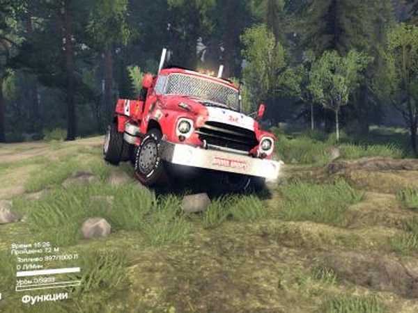 Зил-130 Автокросс 4х4версия 1.0 для SpinTires (v2014)