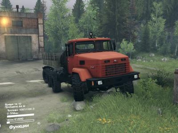 Краз-7140версия 1.1 для SpinTires (v2014)