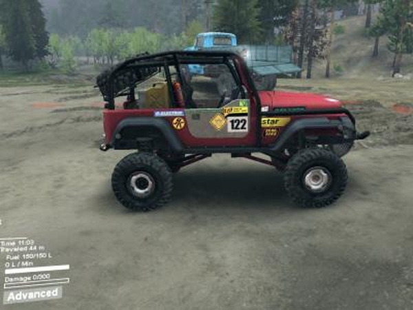 Jeep Wranglerверсия 1.0 для SpinTires (v2014)
