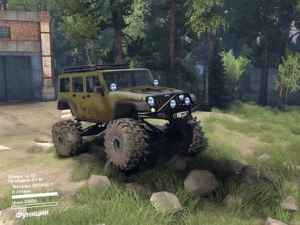 Jeep Wranglerверсия 1.0 для SpinTires (v2014)