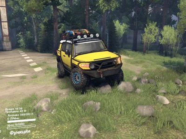 Toyota FJ Cruiser TOYверсия 1.0 для SpinTires (v2014)