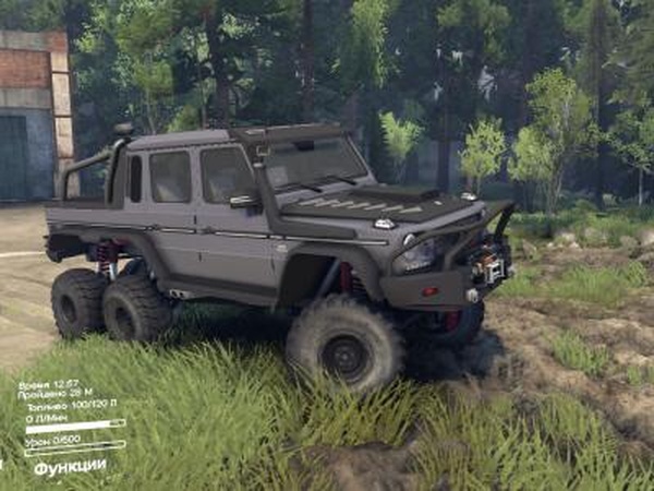 Mercedes-Benz G63 AMG 6X6версия 1.0 для SpinTires (v2014)