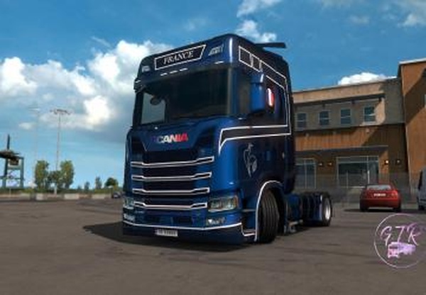 Skin France for Scania S 2016 Next Genверсия 1.0 для Euro Truck Simulator 2 (v1.32.x, - 1.38.x)