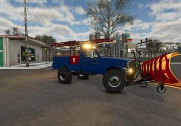 Flatbed Service Truckверсия 1.0.0.0 для Farming Simulator 2025