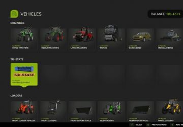 «Tri State» Store Categoryверсия 1.0.0.0 для Farming Simulator 2025