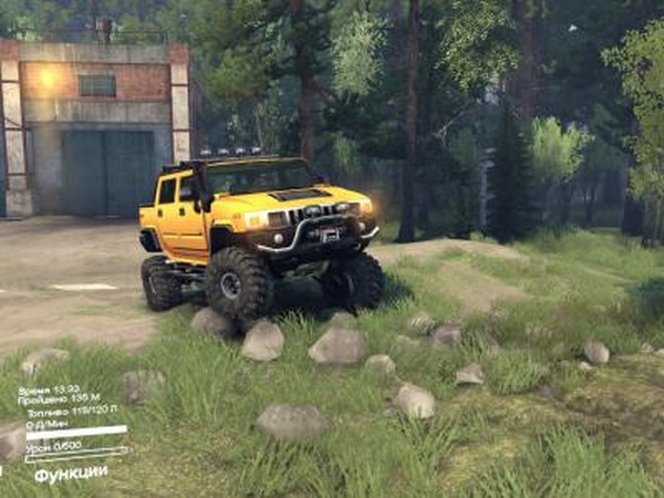 Hummer H2 SUTверсия 1.0 для SpinTires (v2014)