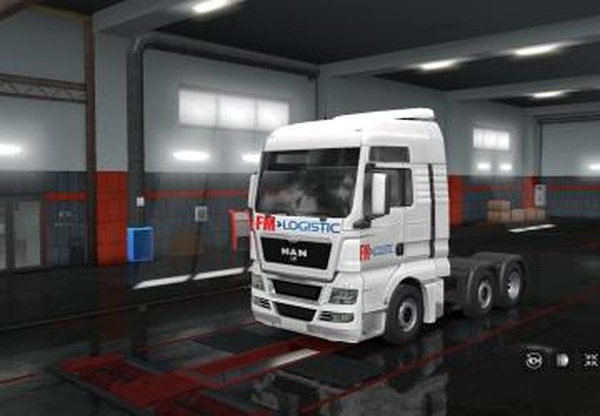 Скин пак «FM LOGISTIC»  для грузовиков и стандартного прицепаv1.0 для Euro Truck Simulator 2 (v1.34.x, 1.35.x)