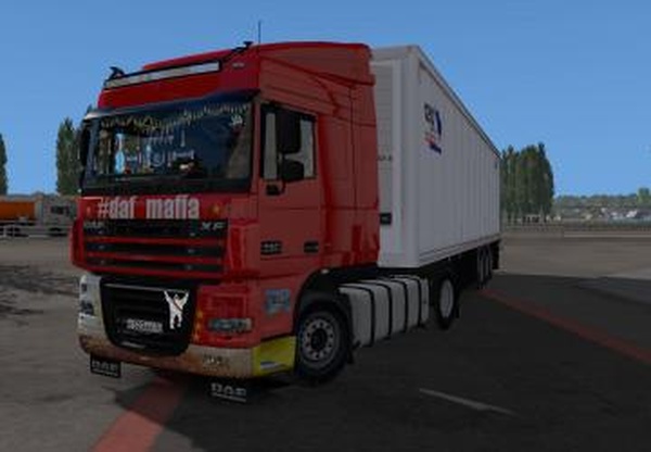 Скин «Битый» на DAF XF 105версия 1.0 для Euro Truck Simulator 2 (v1.34.x, 1.35.x)