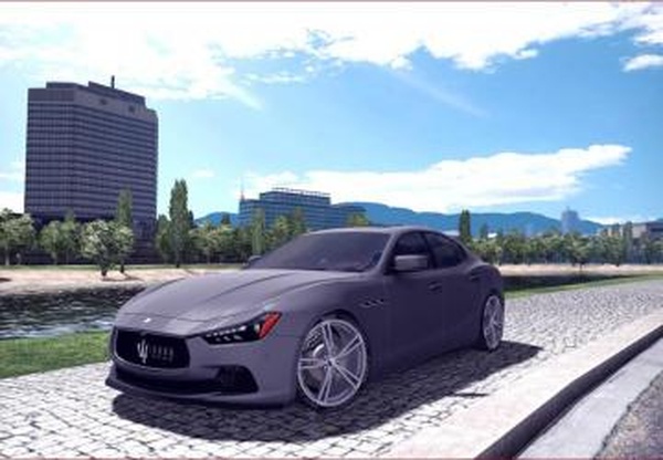 Maserati Ghibli Sверсия 1.0 для Euro Truck Simulator 2 (v1.33.x, - 1.36.x)