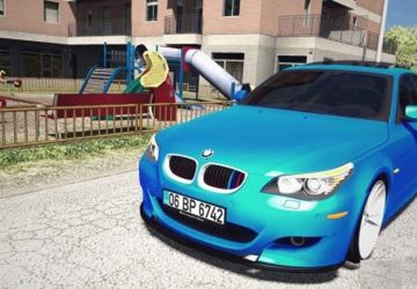 BMW M5 E60версия 1.1 для Euro Truck Simulator 2 (v1.35.x, 1.36.x)