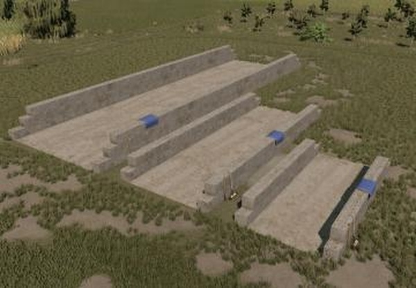 Concrete Blocks Silo Packверсия 1.0.0.0 для Farming Simulator 2022
