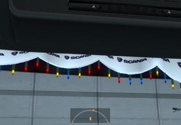 Шторка «Scania»версия 1.0 для Euro Truck Simulator 2 (v1.21.x, - 1.35.x)