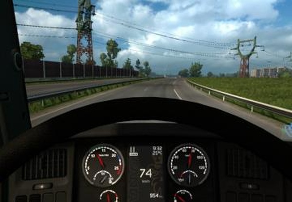 Бортовой компьютер Scania Griffin для Scania R, S, T, RJLv1.2 для Euro Truck Simulator 2 (v1.35.x, - 1.39.x)