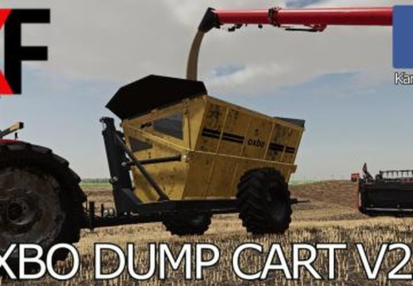 Oxbo High Tip Dump Cartверсия 2.0 для Farming Simulator 2019 (v1.5.1.0)