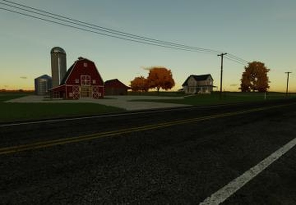 Карта «American Farmlands»версия 1.0.0.1 для Farming Simulator 2022