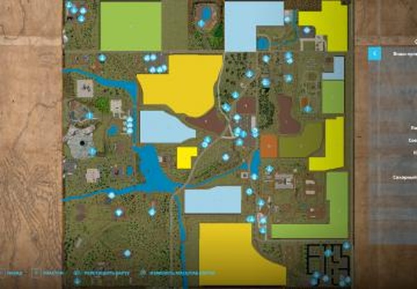 Карта «Колхозкий колос»версия 1.0.0.0 для Farming Simulator 2022 (v1.8x)