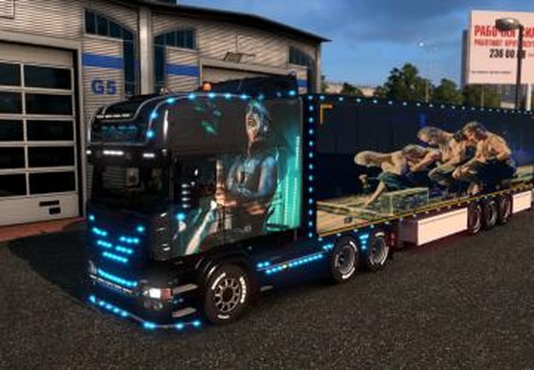 Скин Rammsteinверсия 1.0 для Euro Truck Simulator 2 (v1.35.x)