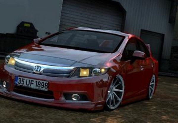 Honda Civic FB7версия 1.3 для Euro Truck Simulator 2 (v1.35.x,1.36.x)