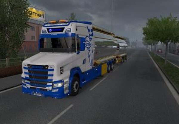 Тандем аддон для Scania S New Gen Tcabверсия 1.0 для Euro Truck Simulator 2 (v1.35.x)