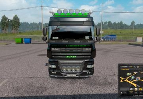 Мод Скин «LOGISTIC» для  DAF XF 105версия 0.1 для Euro Truck Simulator 2 (v1.35.x, - 1.43.x)