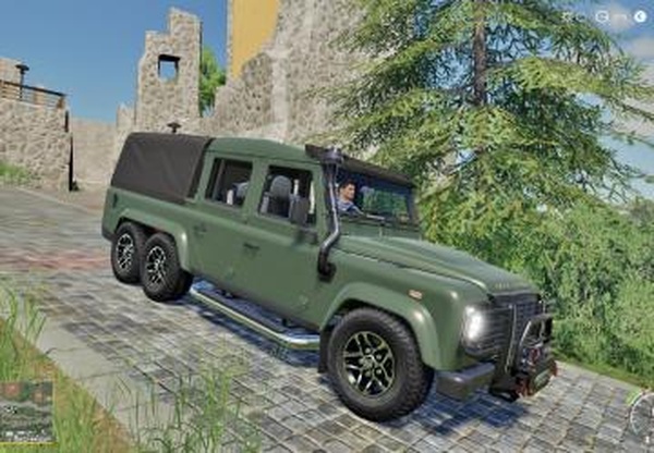 Landrover Defender 110 6x6версия 1.0 для Farming Simulator 2019 (v1.5.1.0)