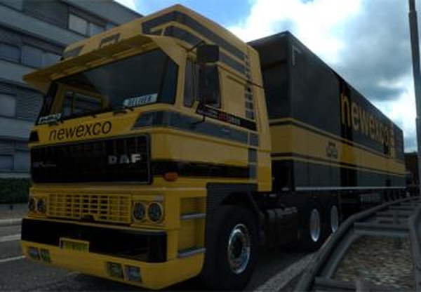 Скин Newexco для DAF F241 и прицепаверсия 1.0 для Euro Truck Simulator 2 (v1.34.x, 1.35.x)