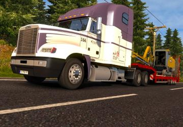 Скин R&R Hoe Service для Freightliner FLD 120v1.0 для Euro Truck Simulator 2 (v1.31.x, - 1.43.x)