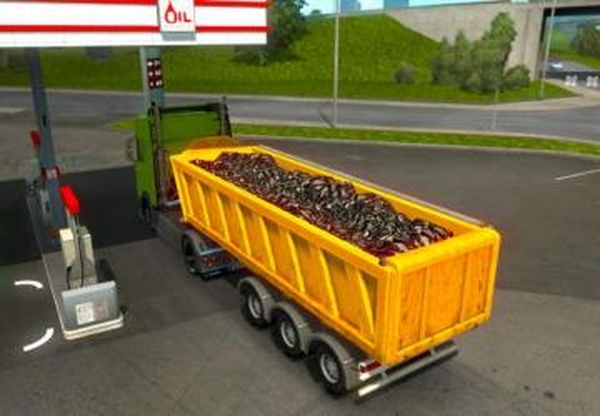 Ownership Yellow Tipper Trailerверсия 1.0 для Euro Truck Simulator 2 (v1.35.x)