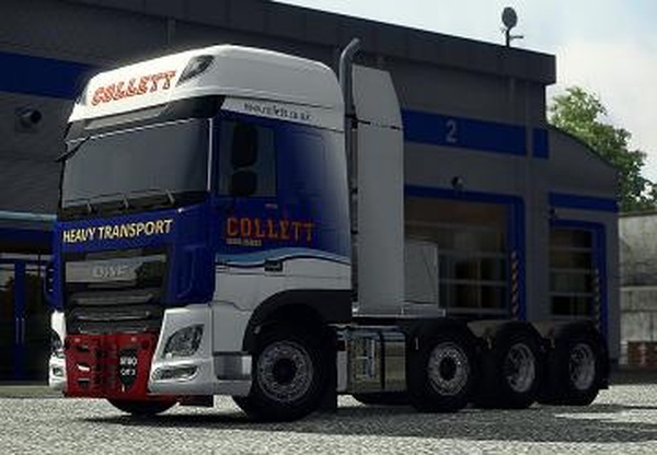 Шасси «Heavy Haulage» для DAF Euro6 SCSверсия 1.6 для Euro Truck Simulator 2 (v1.35.x)