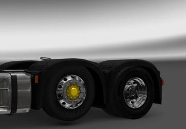 Hub reduction axle and Wheel cover by KClv1.1 для Euro Truck Simulator 2 (v1.35.x)