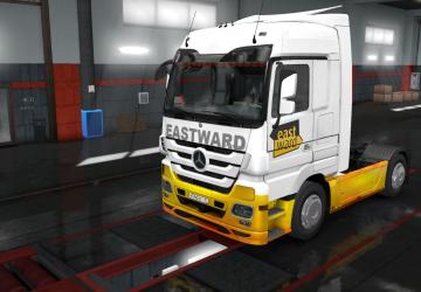 Комбо скин пак «EastWard» для Mercedes Actros MP3v1.0 для Euro Truck Simulator 2 (v1.34.x)