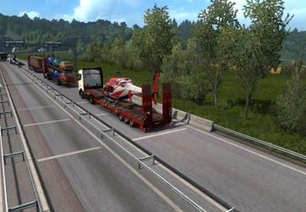Полуприцепы SCS в трафикеверсия 1.0 для Euro Truck Simulator 2 (v1.35.x)
