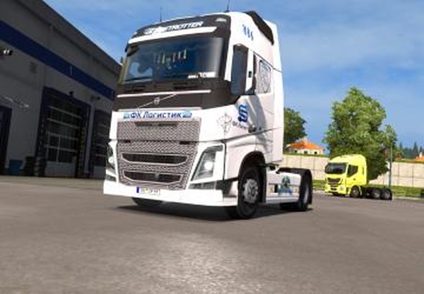 Скин ФК Логістік для Volvo FH16 2012версия 1.0 для Euro Truck Simulator 2 (v1.31.x, - 1.43.x)
