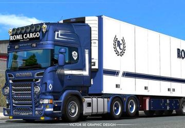 ROML Cargo Deluxe Edition Skinpackверсия 1.0 для Euro Truck Simulator 2 (v1.35.x, 1.36.x)