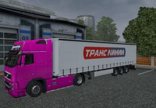 Скин «ТрансЛинии» для прицепов.версия 1.0 для Euro Truck Simulator 2 (v1.35.x)