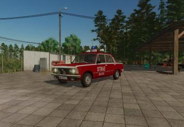 FIAT 125P SLOP FSO 851722 Fire brigadeверсия 1.0.0.0 для Farming Simulator 2025