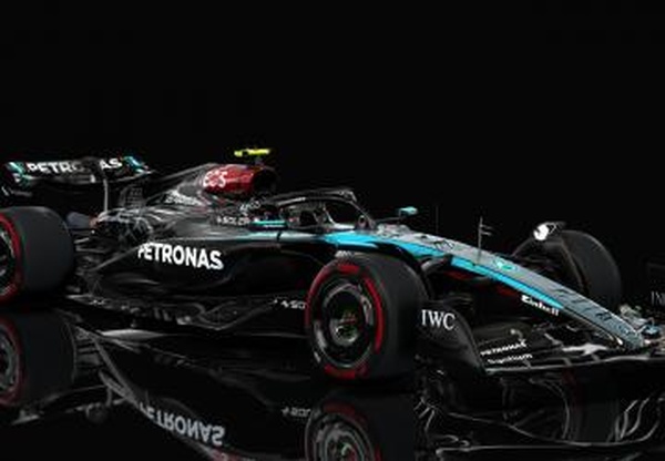 Mercedes W15версия 1 для Assetto Corsa