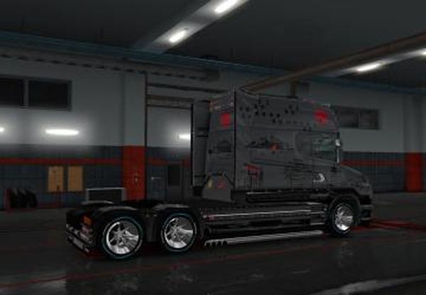Skin Japan Style v1 for Scania T Longlinev1.0 для Euro Truck Simulator 2 (v1.34.x, 1.35.x)