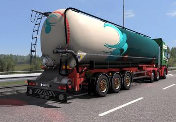 Owned Feldbinder silo trailerверсия 1.1 для Euro Truck Simulator 2 (v1.35.x, - 1.37.x)