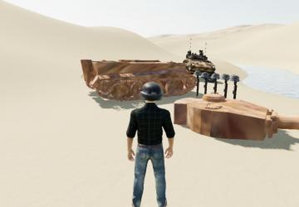 Destroyed tiger 1 tankверсия 1.0 для Farming Simulator 2019 (v1.5.1.0)