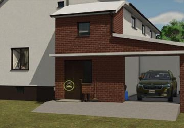 Big White Farmhouseверсия 1.0.0.0 для Farming Simulator 2025