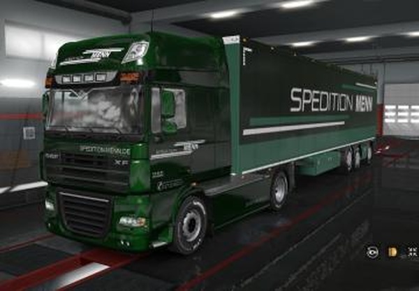 Комбо скин «Spedition Menn» для прицепа Krone и MAN TGX Euro 6v1.1 для Euro Truck Simulator 2 (v1.32.x, - 1.35.x)