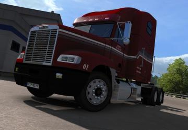Скин Meier Trucking для Freightliner FLD 120v3.0 для Euro Truck Simulator 2 (v1.31.x, - 1.43.x)