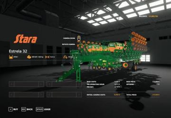 Stara Estrela 32версия 1.0 для Farming Simulator 2019 (v1.5.1.0)