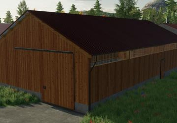 Small Hörmann Storage 20x10версия 1.0.0.0 для Farming Simulator 2022