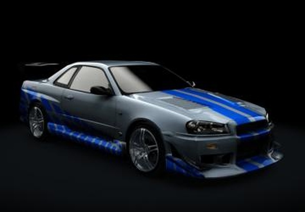Nissan C-West N1 II Skyline GT-R R34версия 1 для Assetto Corsa